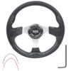 380MM Wooden Universal Racing/Golf Steering Wheel, 6 Bolts - View #3